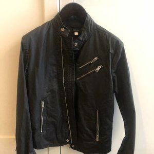 Diesel Coated Cotton Moto Jacket Large